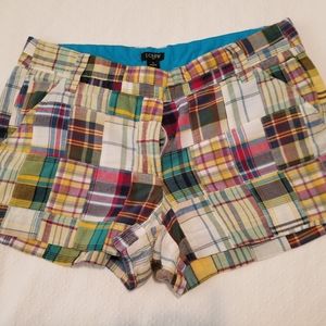 J.Crew Plaid Shorts NWT